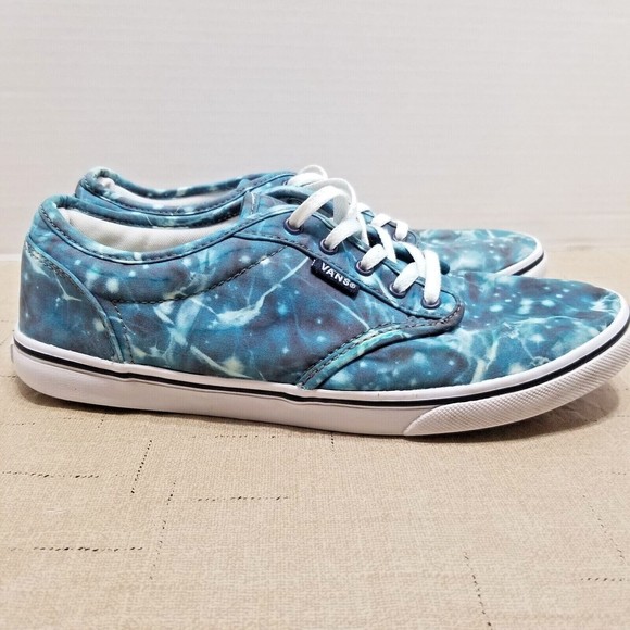 Vans Shoes - VANS Off The Wall Women's Blue Sneakers Shoes Size 7.5 Cosmic Galaxy Space
